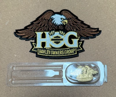 Parche y pasador pequeño HOG Harley Davidson Owners Group NUEVO Foto 1 de 2