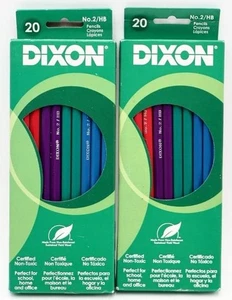2 Packs Dixon Pencils 12120 (20 Per Pack) No.2/HB Multicolor - Picture 1 of 5