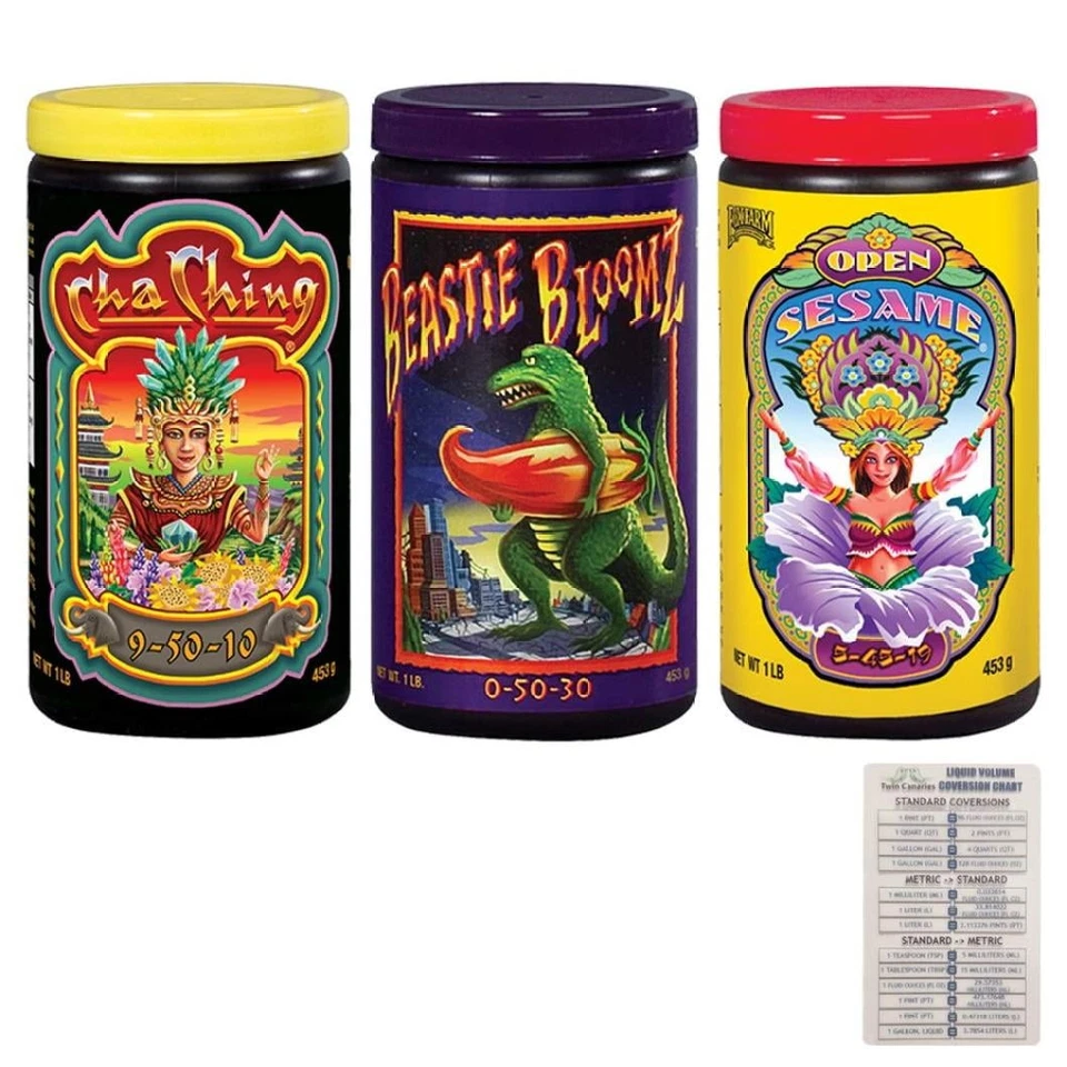 Foxfarm Soluble Nutrient Trio: Open Sesame, Cha Ching & Beastie Bloomz (упаковка) - Изображение 1 из 1