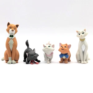 The Aristocats Mini Figure Set of 5 Tomy Choco Egg Choco Party Used - Picture 1 of 16