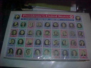USA Presidents Of The United States Poster Stamps 1974 Bachrach Collection MLH - Picture 1 of 1