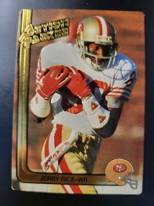 2021 Action Packed Jerry Rice BRAILLE card #285