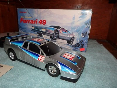 Pristine TESTED Vintage Radio Shack RC Ferrari 49 60-4063 Orig Box Testarossa - Image 1 of 4