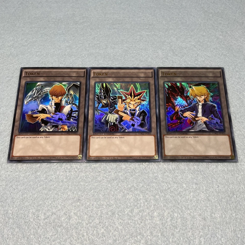 Yugioh Yugi + Kaiba + Joey LDK2 Limited Ed Ultra Rare 3 Card Set NM - Image 1 of 1