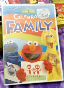 FACTORY SEALED DVD SESAME STREET CELEBRATE FAMILY COOKIE MONSTER & MOMMY - Picture 1 of 1