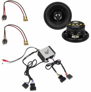 ESX Q-W124 Aktiv Set Lautsprecher + Mini Endstufe Plug nPlay Mercedes W124 Young - Bild 1 von 10