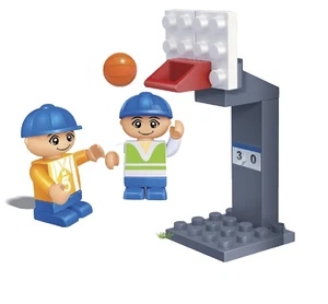 27 piezas BanBao Baloncesto Hoop Net 2 Jugador en Miniatura Bola Bloque de Construcción Modelo Juguete - Imagen 1 de 2
