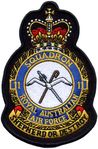 11 Squadron Crest RAAF Australian Air Force Patch Australia - image 1 of 1