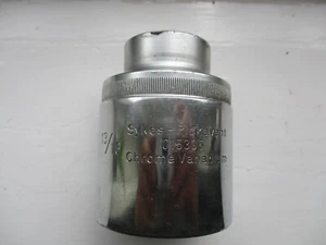 LARGE SYKES PICKERVANT 1-13/16" AF SOCKET 1/2" DRIVE - 015305 CR-VAN - EXCELLENT - Picture 1 of 8