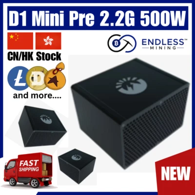 VolcMiner D1 Mini Pre 2.2Gh/s 500W – Input Voltage 90~260V | Endless Mining ™️ - Image 1 of 2