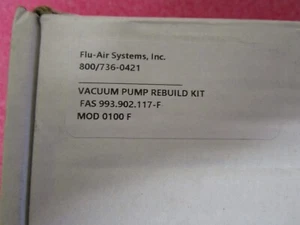 Flu-Air Vacuum Pump Rebuild Kit FAS 993-902-117-F - Picture 1 of 9