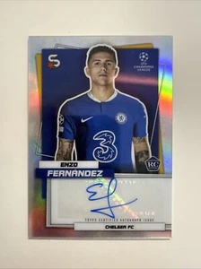Enzo Fernandez Topps Superstars Rookie Autograph Card - Chelsea RC 2022/23 - Picture 1 of 2
