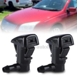 2 piezas boquilla limpiaparabrisas pulverizador a reacción para Ford Fusion Milan MKZ 2008-12 - Imagen 1 de 6