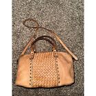 Costanza Rota Lisa Bag Made In Italy Leather Handbag Purse Woven Pattern