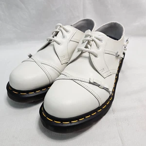 Botas de combate DR Doc MARTENS 1461 con lazo parte superior baja blancas Oxford para mujer talla US 9 UK 7 - Imagen 1 de 10