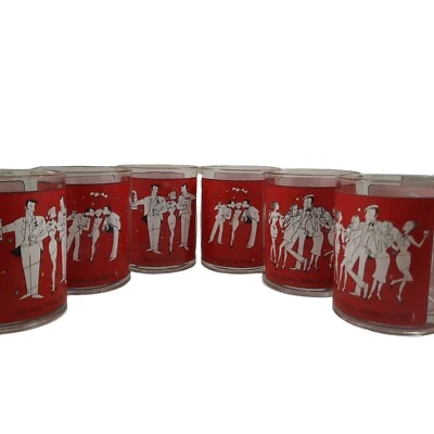 Vasos de bar de vacaciones ligeramente inapropiados Mud Pie vajilla vacaciones de Navidad  Foto 1 de 4