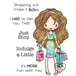 ANYA SHOPS-The Greeting Farm Cling Rubber Stamp-Stamping Craft-Teen/Miss-RETIRED - Picture 1 of 9