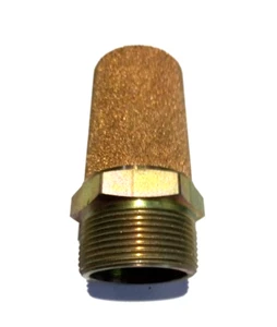 1- 1/2" NPT Asco P8MN Pneumatic Exhaust Muffler Sintered Bronze NUMATICS - Picture 1 of 6