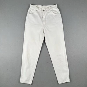 Vintage Levis Jeans Womens 14 Med White Orange Tab 921 Mom Tapered Fit Leg 90s - Picture 1 of 24