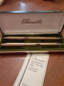 Chromatischer Kugelschreiber und Bleistift Set UAW 581 General Motors Fisher Body Flint, Michigan  - Bild 1 von 6