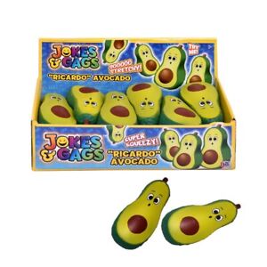Stretchy Avocado Boys Girls Adults Squishy Fidget Joke Toy Kids Stocking Filler