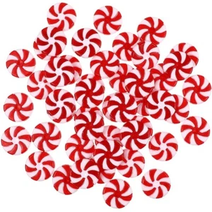 50Pcs Christmas Candy Cane Hanging Ornaments for HolN2 - Picture 1 of 8