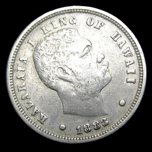 1883 Hawaii Dime Silver ---- Nice Type Coin ---- #928K - Picture 1 of 2