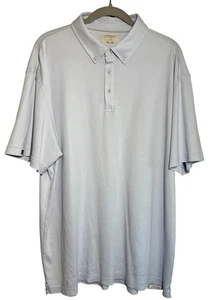 Linksoul Tempus Fugit Mens Polo Short Sleeve Light Blue Size 2XL - Picture 1 of 5