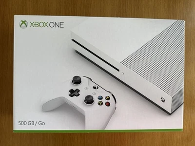 Xbox One S Console 500GB (White) - ORIGINAL BOX, PACKAGING & CONTROLLER - Image 1 of 4