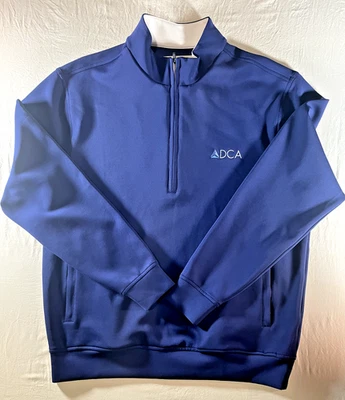 Suéter Donald Ross Cuarto Cremallera Golf Atlético Ropa Deportiva Informal Azul M Usado Foto 1 de 4