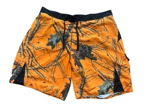 Short de bain camouflage chasse orange chêne mousse homme taille 3XL - Photo 1/6