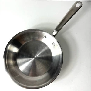 Hecho en utensilios de cocina de acero inoxidable - Sartén de acero - 8 pulgadas - 5 capas revestidas de acero inoxidable - Imagen 1 de 12