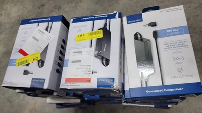 Lote de 15 Cargador Universal para Portátil Insignia 180W Alta Potencia NS-PWL9180 Caja Abierta Foto 1 de 4