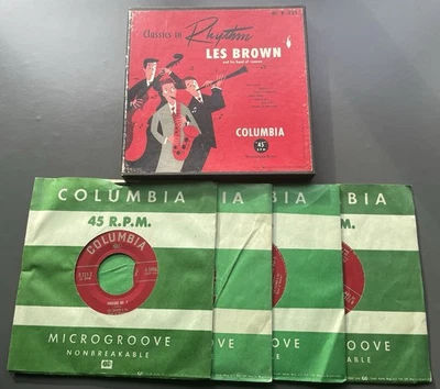Classics In Rhythm Les Brown - 4 x 7” Records Columbia USA Jazz - Image 1 of 4