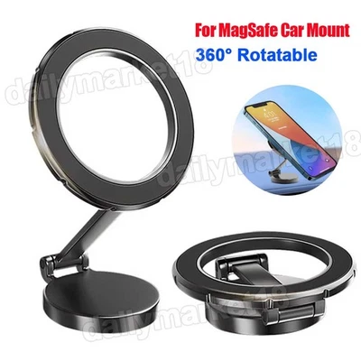 For MagSafe Car Mount Phone Holder Magnetic Dashboard Stand For iPhone Samsung - Image 1 of 4