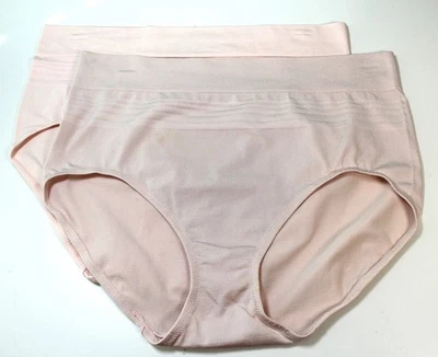 WARNERS Two Pairs RS1501P Nylon Blend Briefs Panties size XL Multi - Image 1 of 2