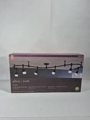 ALLEN + ROTH SLOAN 99.6" 6 -Light DImmable Modern Flexible Track Lighting - NEW! - Image 1 of 4