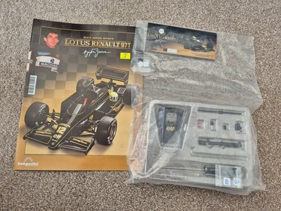 1/8 DEAGOSTINI Costruire Il 1985 Lotus Renault 97T Ayrton Senna F1 Auto Tema #7 - Immagine 1 di 3