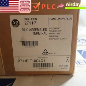 New Sealed 2711P-T10C4D1 AB Panelview Plus 10.4" Color Fast Shipping US Free Tax - Picture 1 of 7