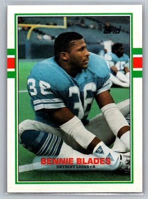Bennie Blades 1989 Topps Detroit Lions #365 RC - Image 1 of 2
