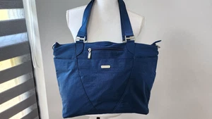 BAGGALLINI Boulevard Tote Blue Laptop Travel Bag - Picture 1 of 9