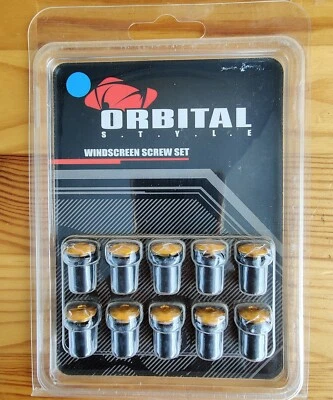 Juego de tornillos orbitales para parabrisas WSK-GLD Foto 1 de 4