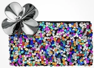 M.A.C. Bolsa de maquillaje Cosmetic Holiday edición 2020 lentejuelas - Imagen 1 de 2
