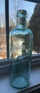 Antique Blob Top MOXIE Nerve Food LOWELL Massachusetts Soda Bottle ATTIC MINT! - Picture 1 of 10
