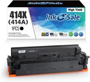 1PK With Chip for HP 414X W2020X Toner Black LaserJet M454dw MFP M479fdw M454dn - Picture 1 of 7