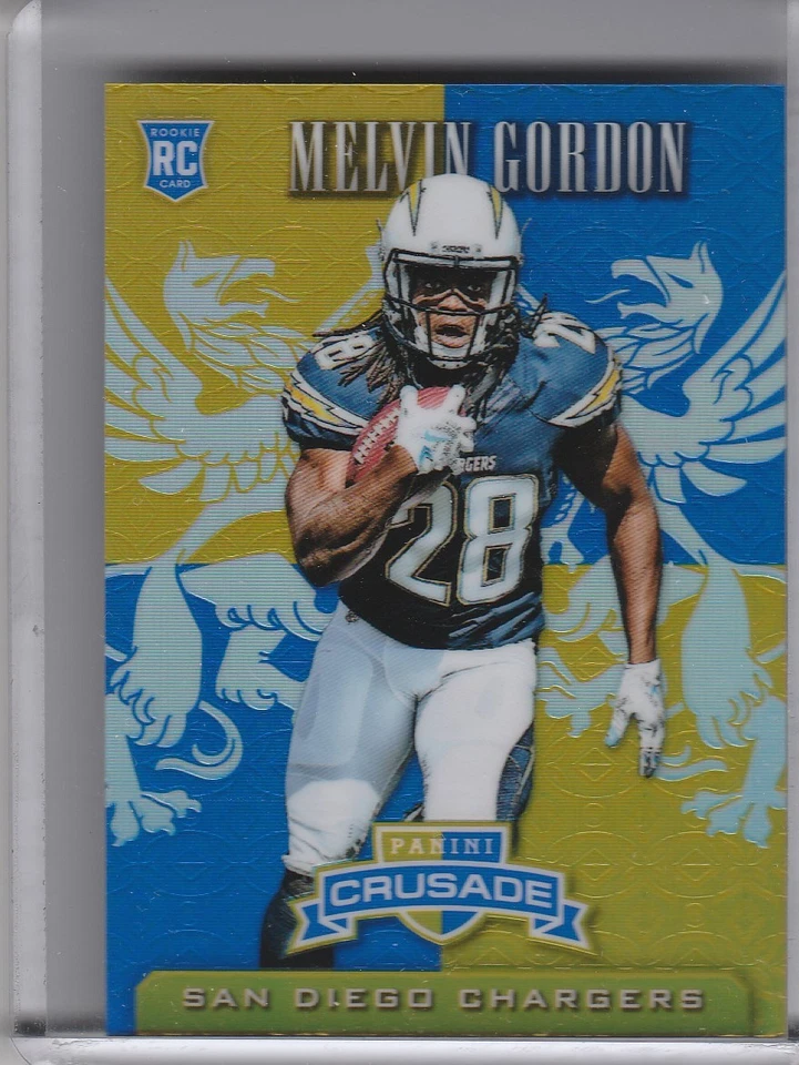 2015 PANINI CRUSADE #CR8 MELVIN GORDON ROOKIE RC CHARGERS 1099 - Image 1 of 1