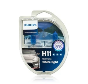 2 PACK Philips H11 DiamondVision 12V Headlight Bulbs 12362DVS2 Ultimate White  - Bild 1 von 17