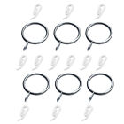 90 Pcs Decorative Shower Curtain Hooks Bathroom Curtin Ring Rings Up