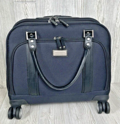 Samsonite Mobile Black Office Laptop Carry On Spinner Suitcase Telescopic Handle - Image 1 of 4