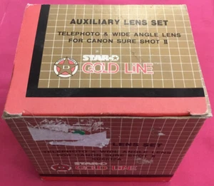 Juego de lentes auxiliares Star D Canon Sure Shot II teleobjetivo gran angular AF 35m II AF35 - Imagen 1 de 9